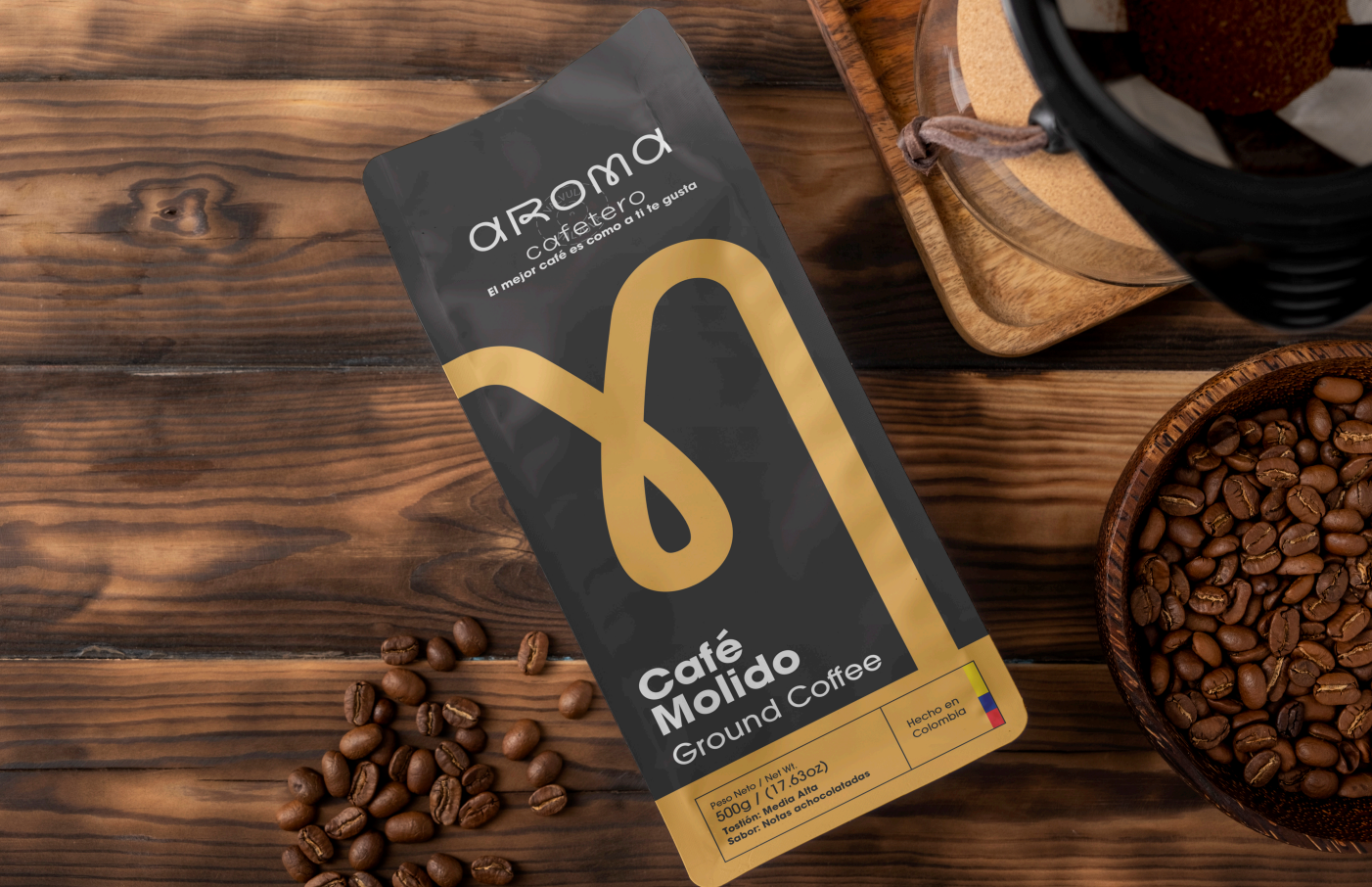 Descubre el Café Tostado y Molido 500 gr Aroma Cafetero