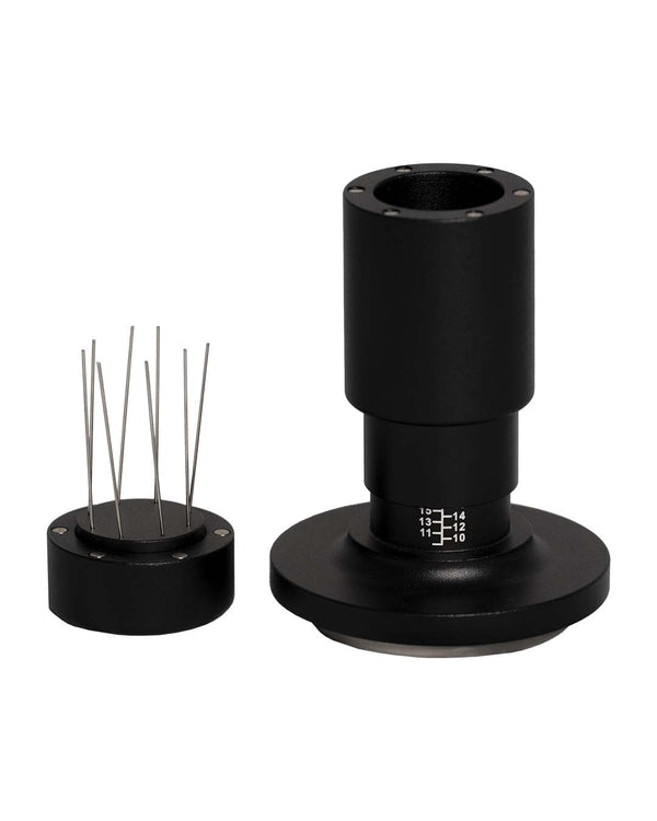Tamper con distribuidor