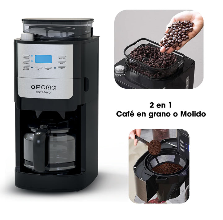 Cafetera tipo goteo marca aroma cafetero