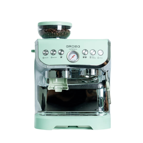 Máquina de espresso con molino de café incorporado