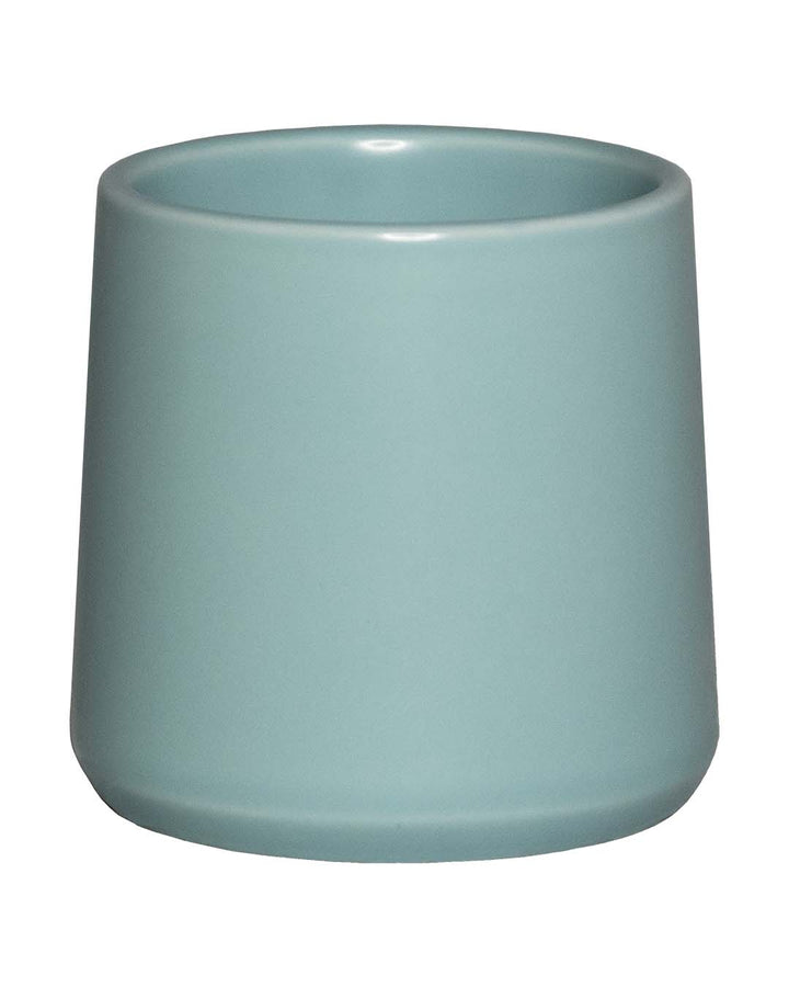 taza azul celeste