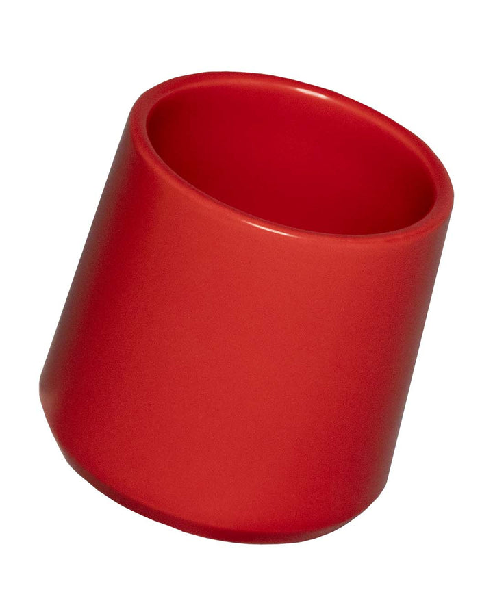 vaso rojo